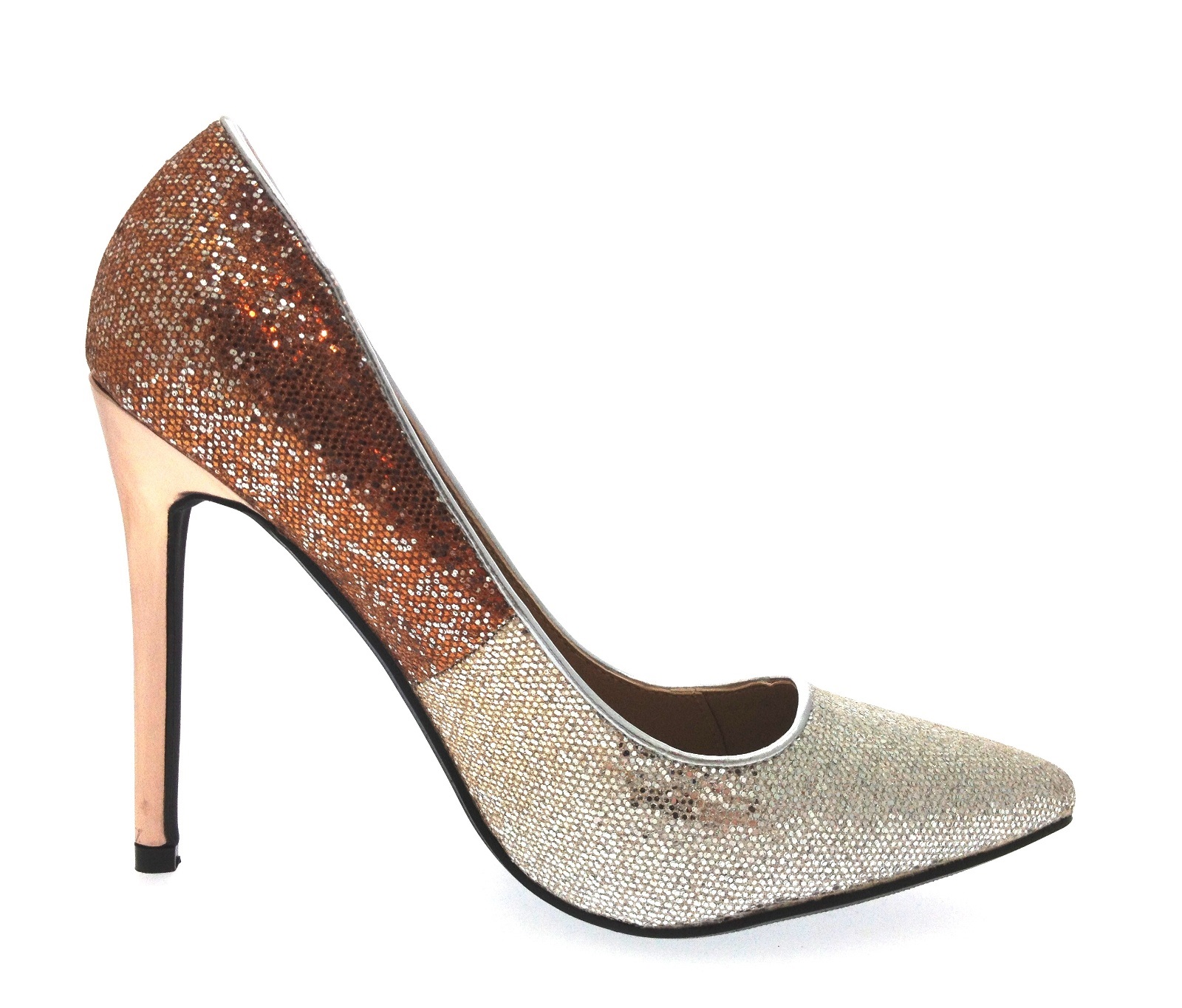 two tone high heels